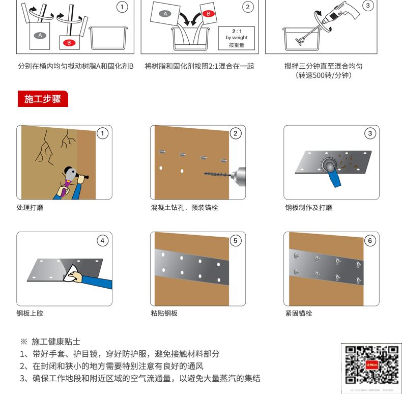 包钢乌苏粘钢加固施工过程